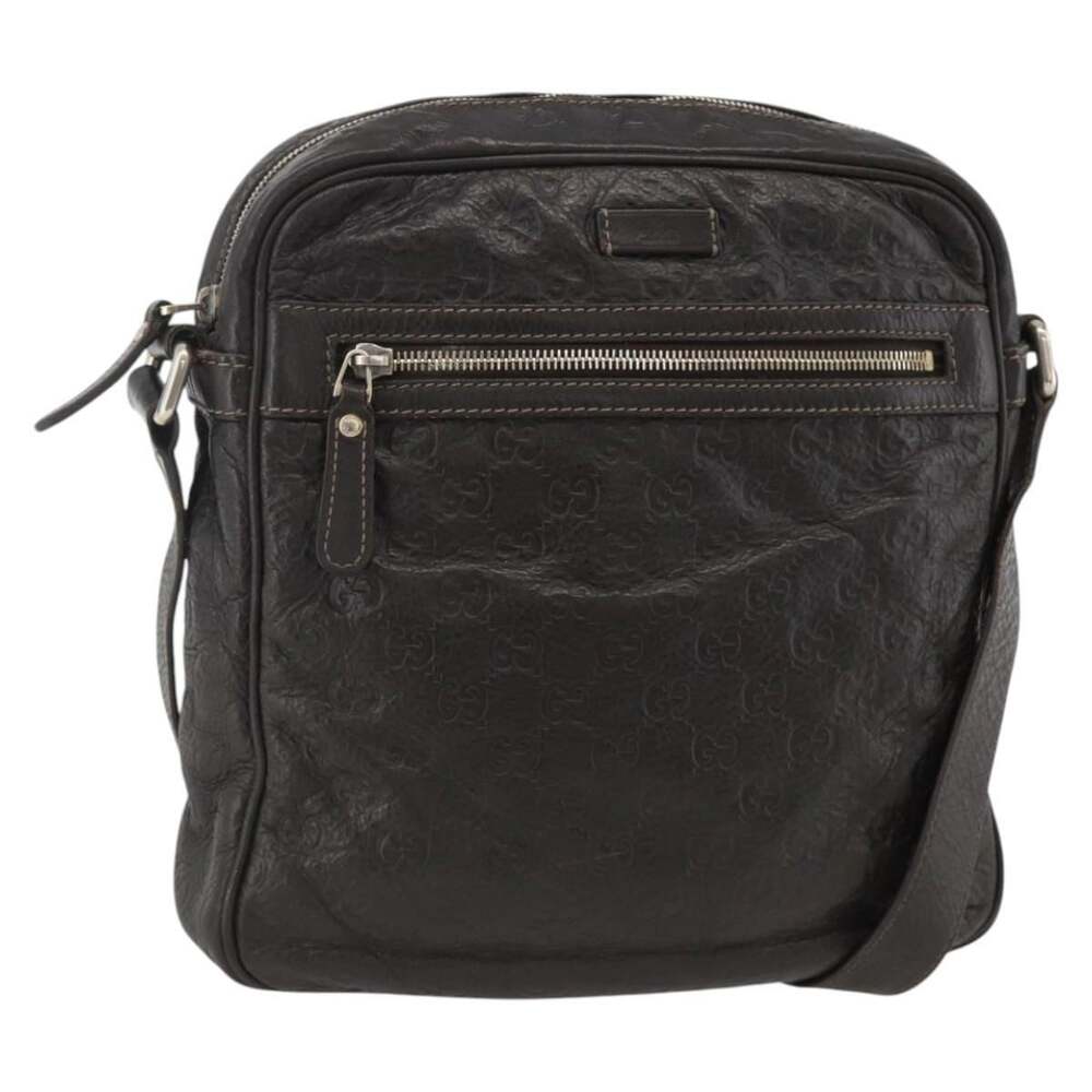 Gucci GG Canvas Guccissima Shoulder Bag Black